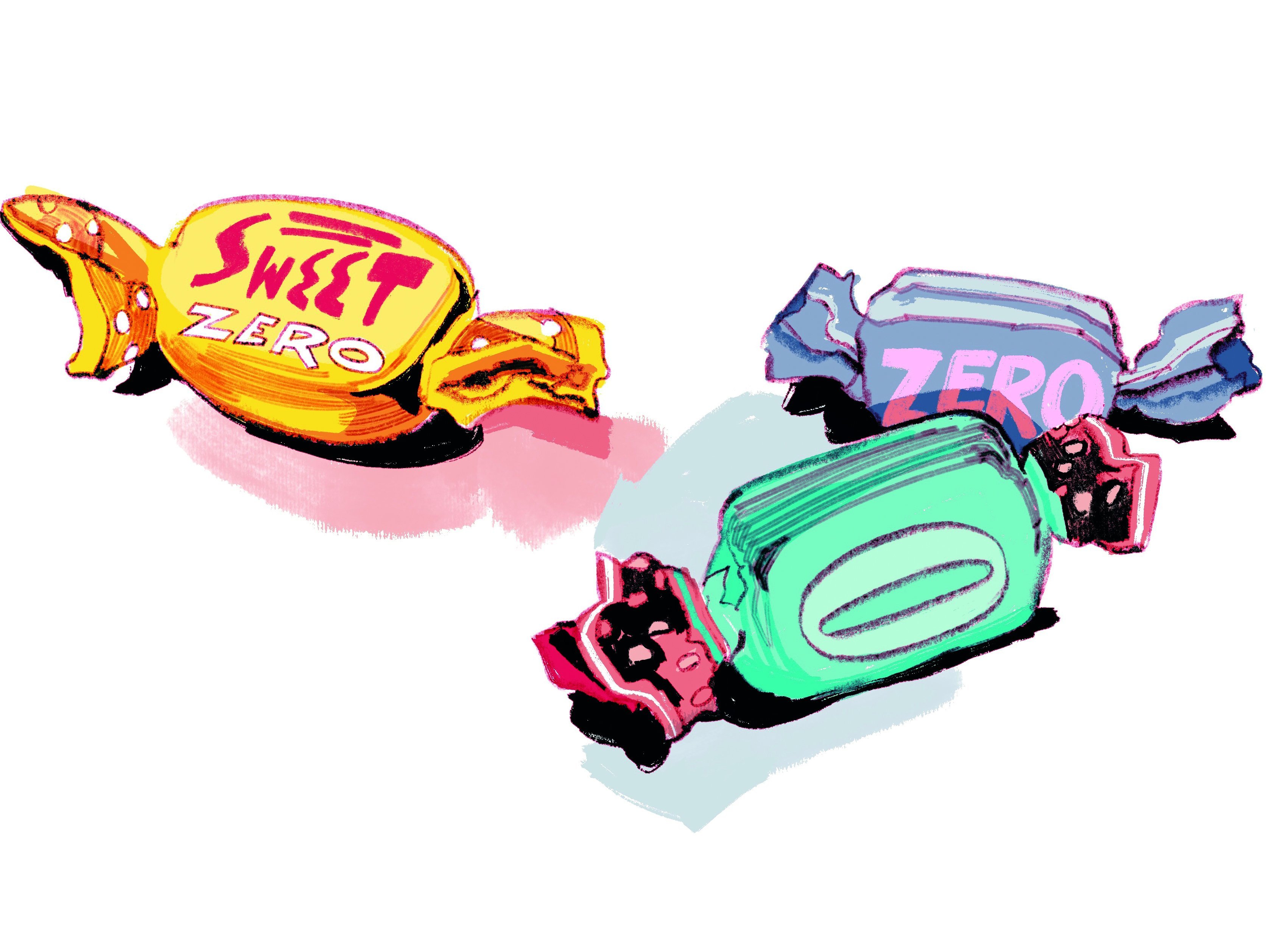 drei Bonbons